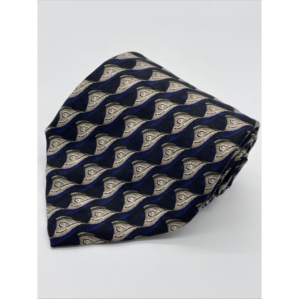J.Z. Richards Hand Crafted Made In USA Multi-Color All Silk‎ Neck Tie - Picture 2 of 4